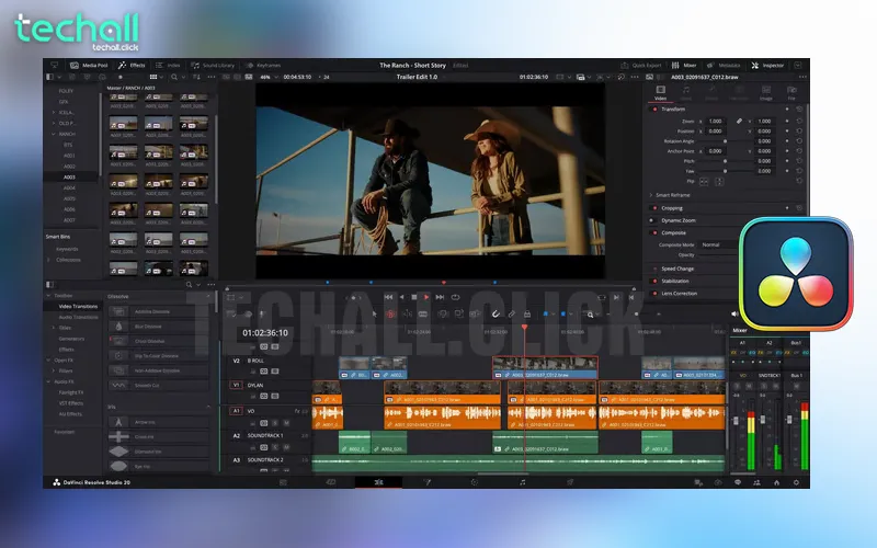 Phần mềm chỉnh sửa video miễn phí DaVinci Resolve