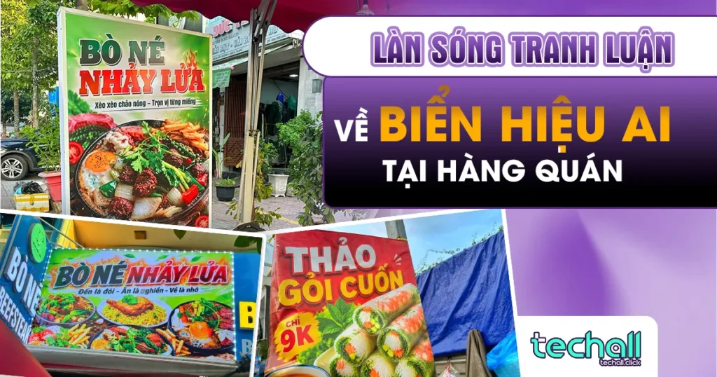 Làn Sóng Biển Hiệu AI Tại Hàng Quán
