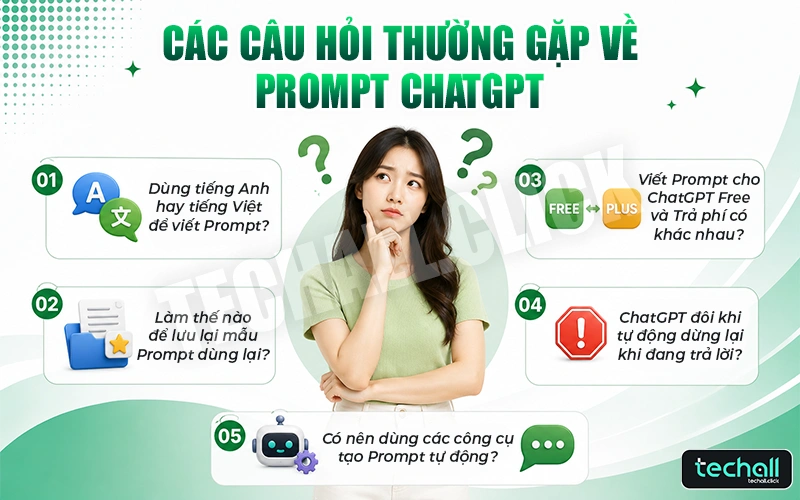 Các câu hỏi thường gặp về Prompt ChatGPT