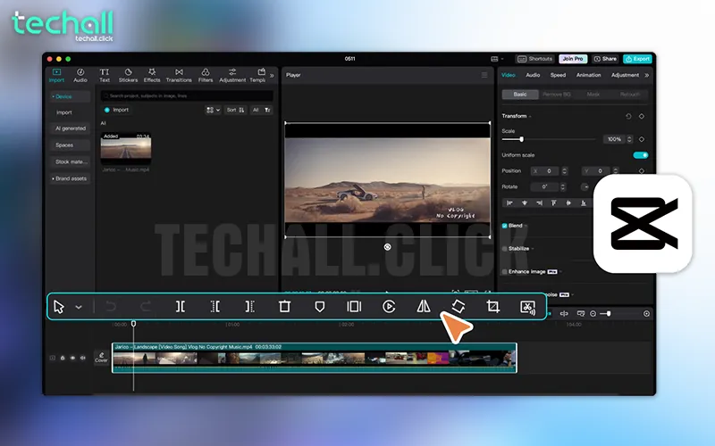 Phần mềm chỉnh sửa video miễn phí CapCut