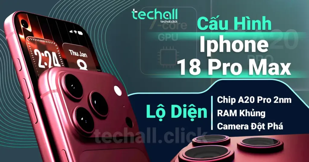 Cấu Hình Iphone 18 Pro Max Lộ Diện
