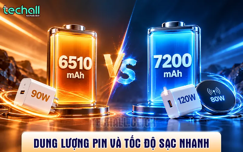 Dung Lượng Pin Và Tốc Độ Sạc Nhanh