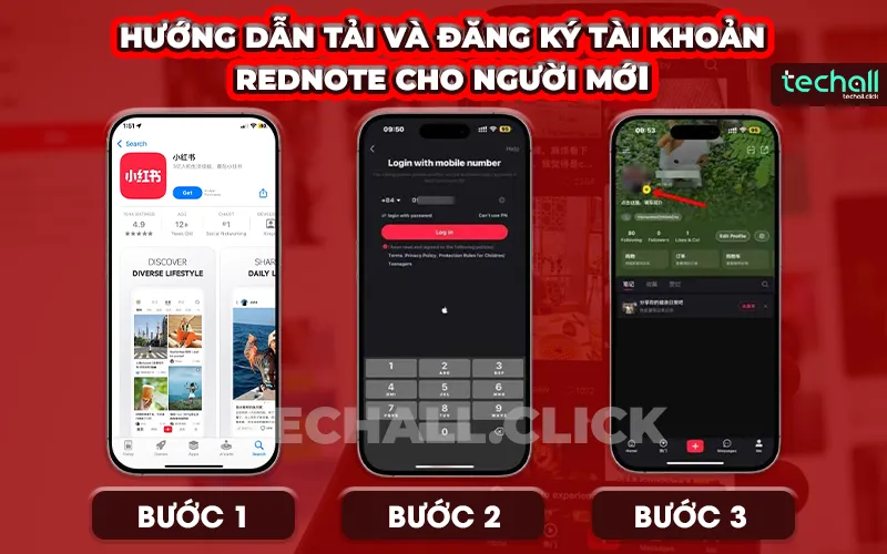 Hướng Dẫn Tải Và Đăng Ký Tài Khoản RedNote Cho Người Mới