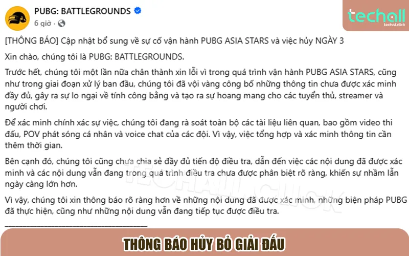 Cái Kết "Tắt Điện" Của Giải Đấu PUBG Asia Stars 2026