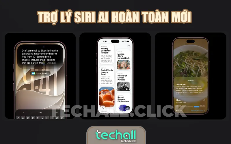 Trợ lý Siri AI hoàn toàn mới trong iOS 27