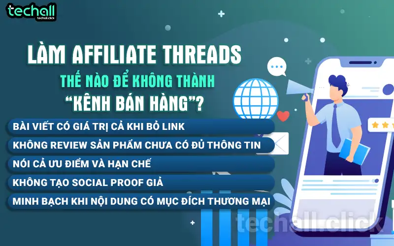 Cách không biến tài khoản Threads thành kênh bán hàng