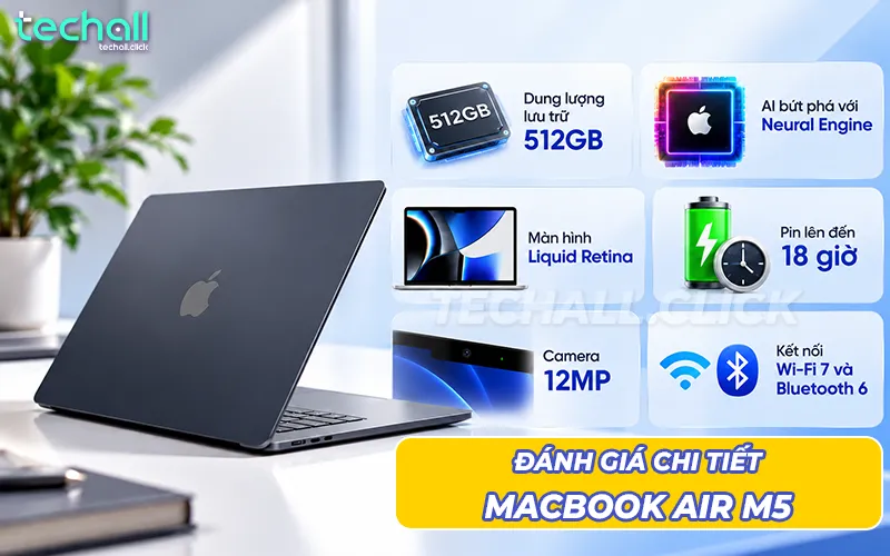 Đánh Giá Chi Tiết MacBook Air M5