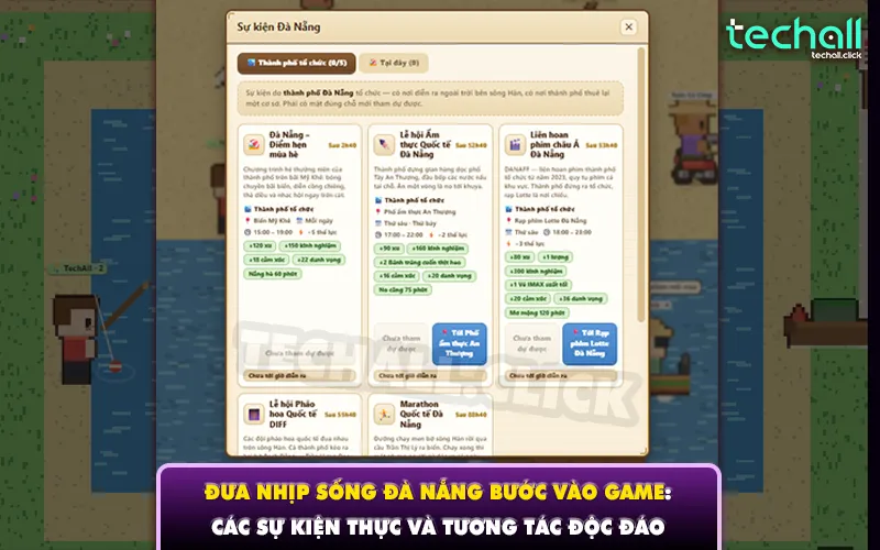 Các Sự Kiện Thực Và Tương Tác Độc Đáo