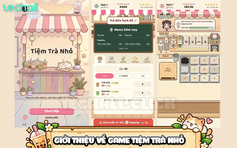 Giới Thiệu Về Game Tiệm Trà Nhỏ