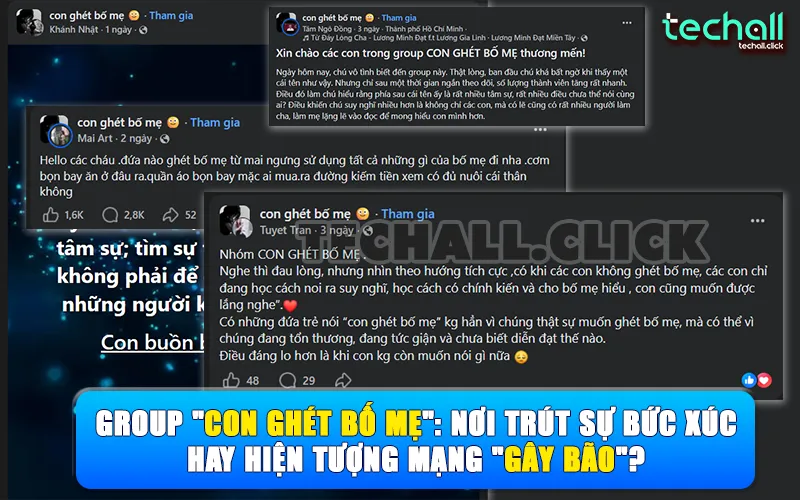 Giới thiệu Group “Con Ghét Bố Mẹ”