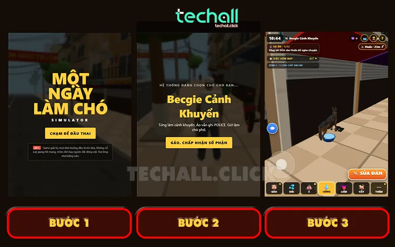 Link Game Một Ngày Làm Chó Và Cách Chơi