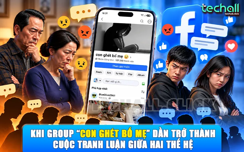Group “Con Ghét Bố Mẹ” Dần Trở Thành Cuộc Tranh Luận