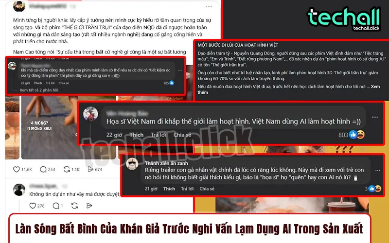 Làn Sóng Bất Bình Của Khán Giả Trước Nghi Vấn Lạm Dụng AI