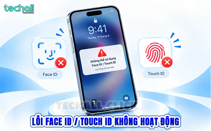 Lỗi Face ID / Touch ID không hoạt động