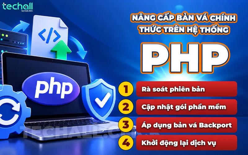 Nâng cấp bản vá chính thức trên hệ thống