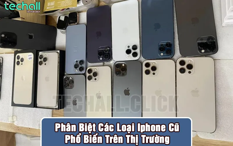 Phân Biệt Các Loại Iphone Cũ Phổ Biến Trên Thị Trường